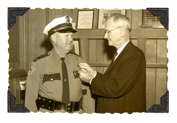 Herbert Coleman and Chief Frank Stoutamire, circa 1960s